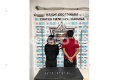 Joven y un menor detenidos por posesión de sustancias en Cuatro Ciénegas