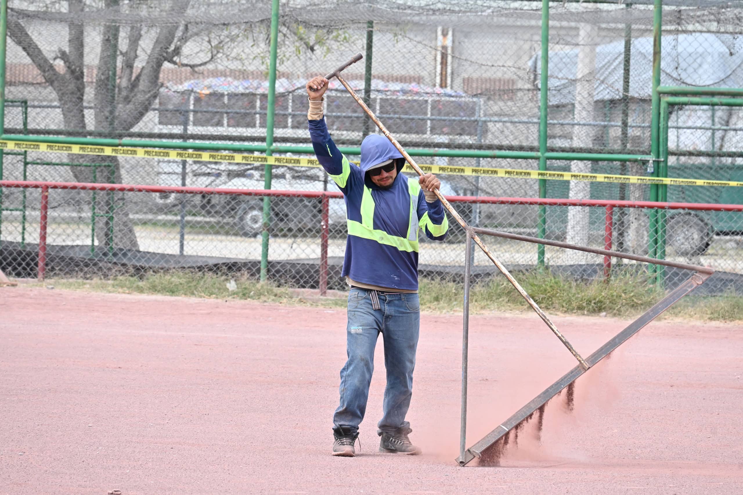 Frontera mejora sus instalaciones deportivas ante el pr&oacute;ximo torneo de b&eacute;isbol