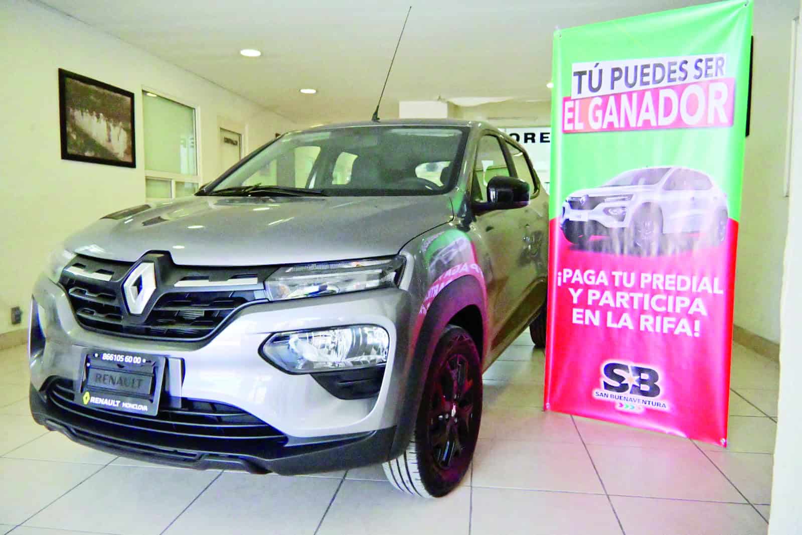 Contribuyentes cumplidos en San Buenaventura participan en rifa de autom&oacute;vil