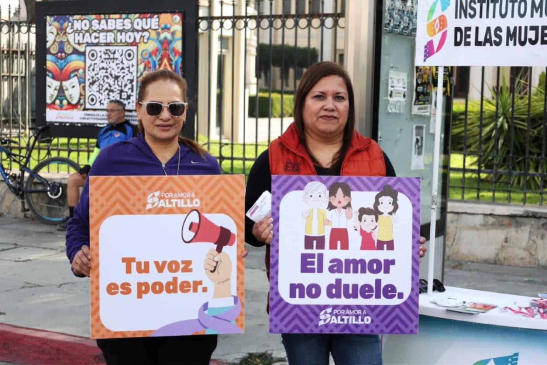 D&iacute;a Naranja en Saltillo: lucha contra la violencia de g&eacute;nero