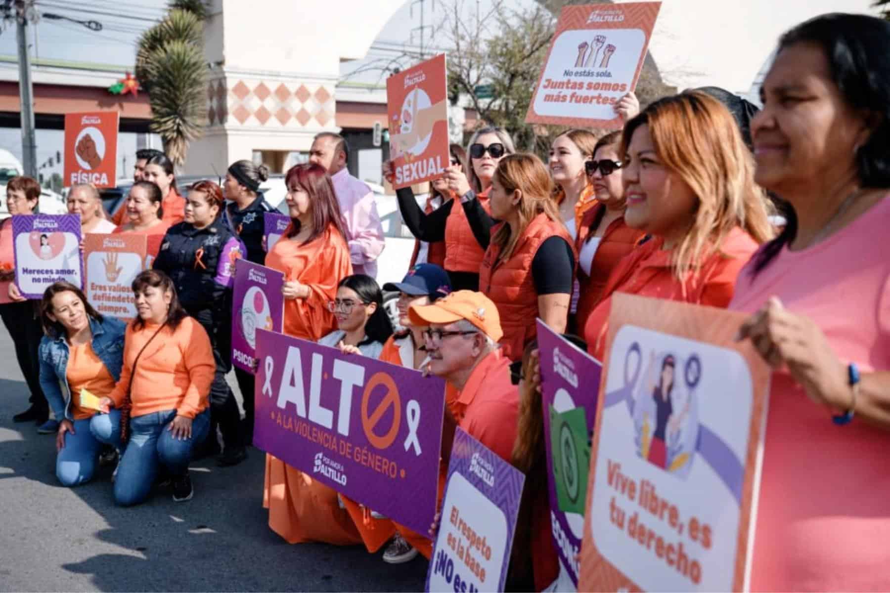 D&iacute;a Naranja en Saltillo: lucha contra la violencia de g&eacute;nero