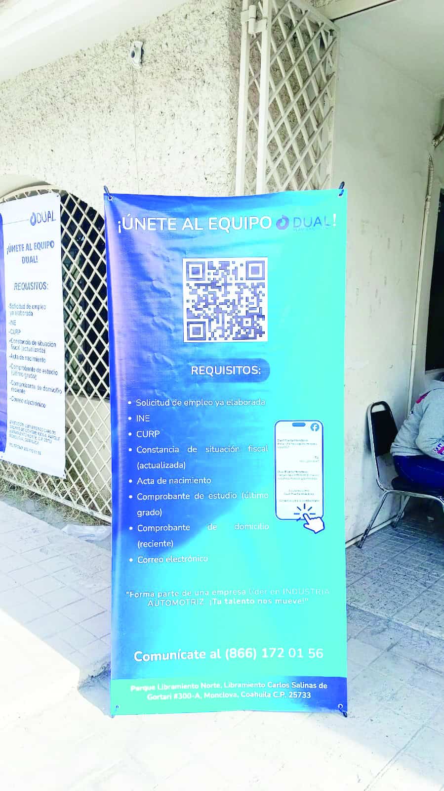 DUAL abre 50 vacantes para operadores en Sabinas