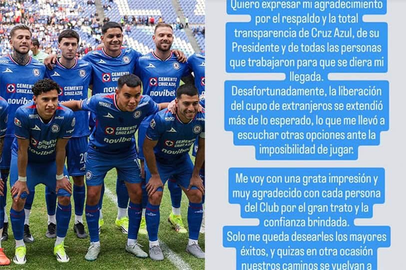 Miguel Borja se despide de Cruz Azul y ficha por Al-Wasl