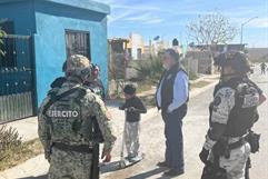 Refuerzan seguridad con operativo barrido en colonias de Ciudad Acuña