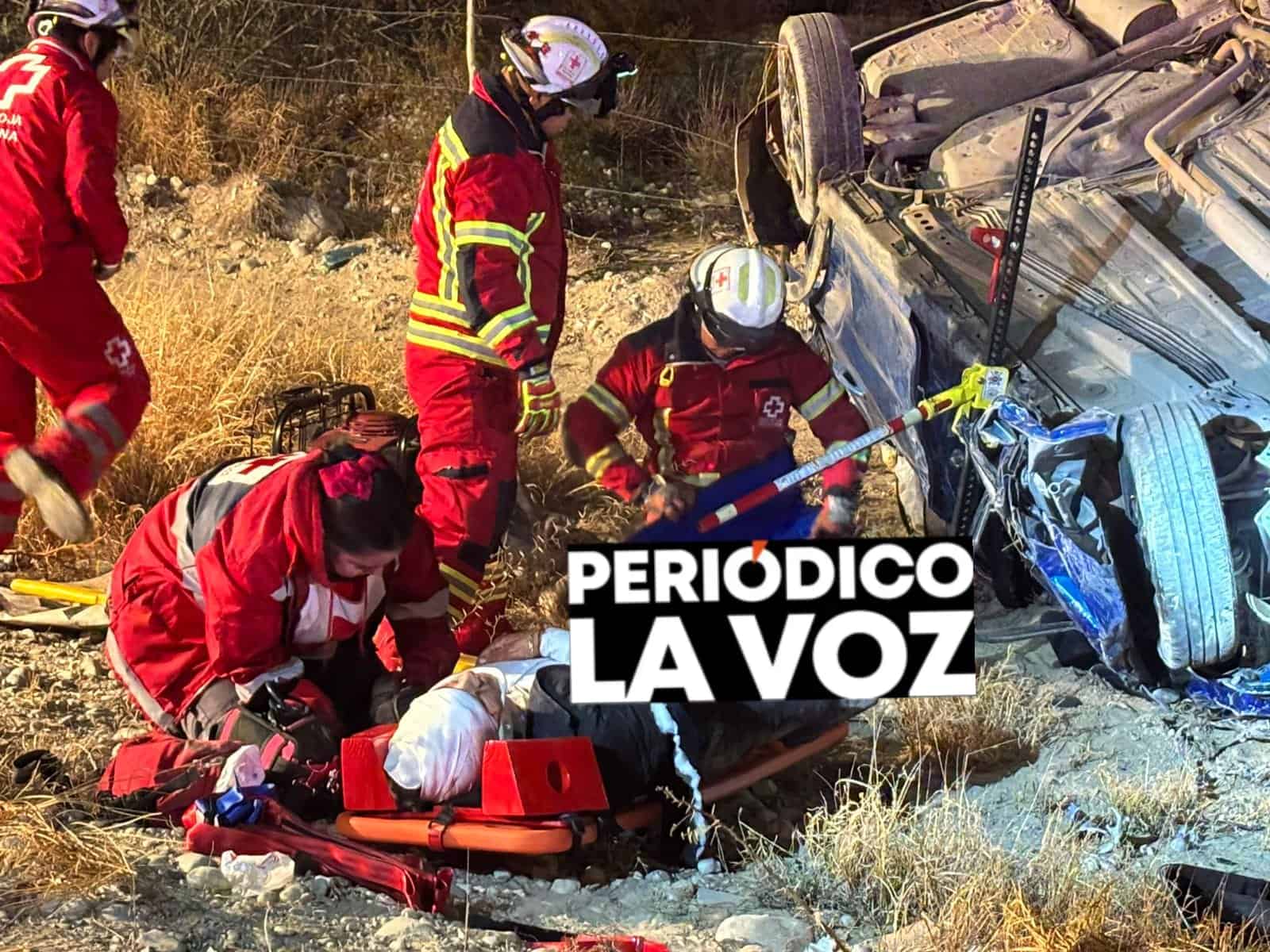 Vuelca ebrio adolescente; Tres lesionados