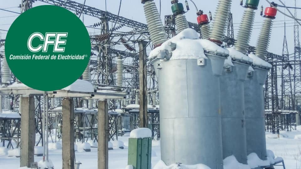 CFE alerta sobre posibles apagones en M&eacute;xico por tormenta invernal