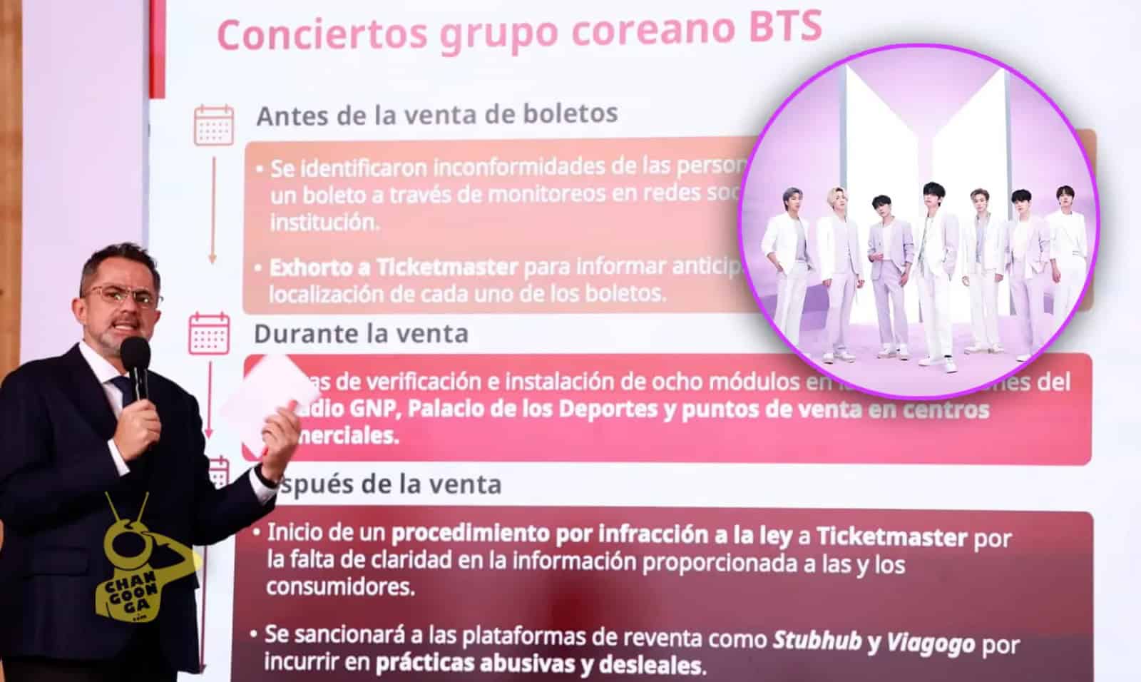 Reventa de boletos de BTS: Profeco act&uacute;a contra Ticketmaster