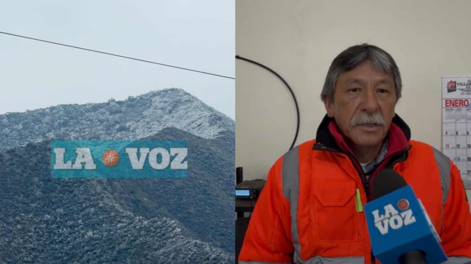Cae agua nieve en la sierra Santa Rosa de M&uacute;zquiz; Protecci&oacute;n Civil emite recomendaciones