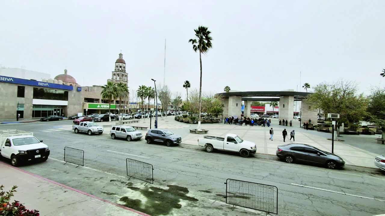 Bajas temperaturas afectan la actividad comercial en Monclova