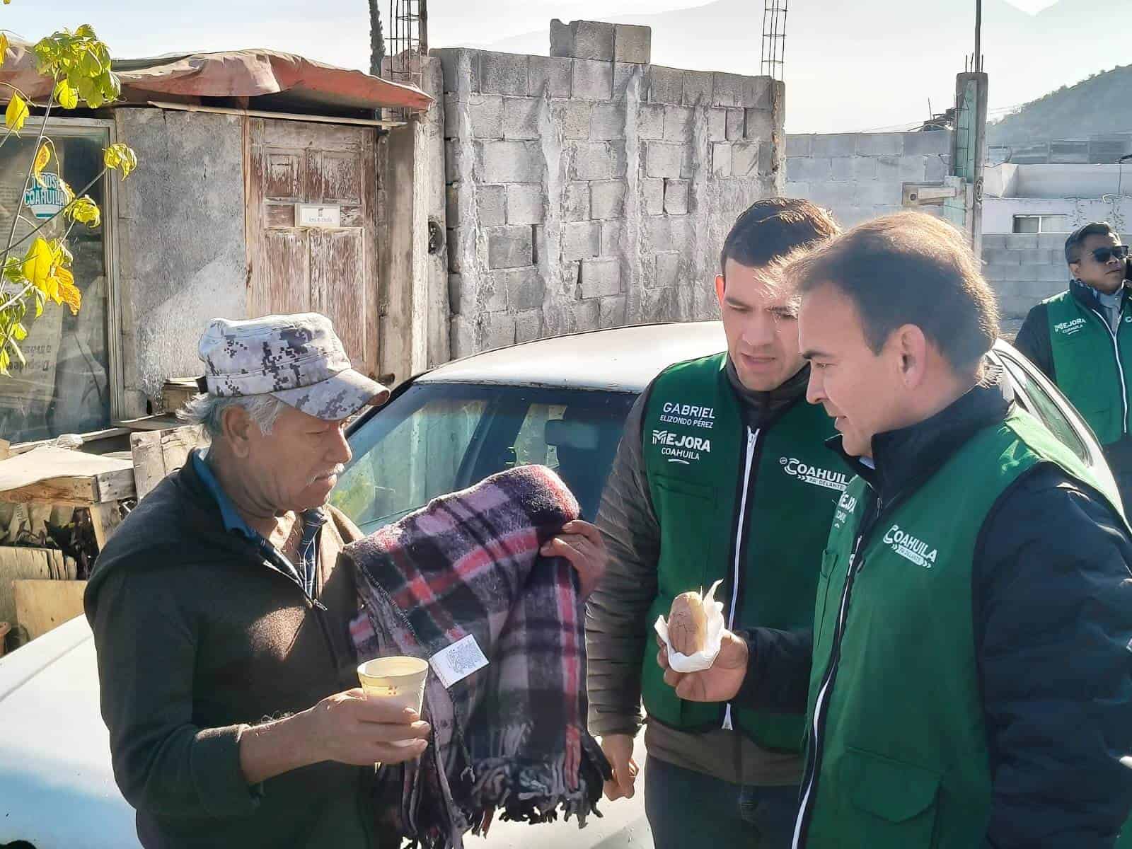 Manolo Jim&eacute;nez refuerza atenci&oacute;n a personas en situaci&oacute;n de calle en Coahuila