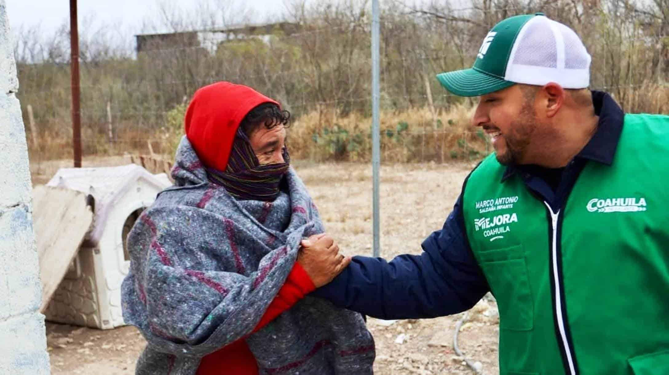 Manolo Jim&eacute;nez refuerza atenci&oacute;n a personas en situaci&oacute;n de calle en Coahuila