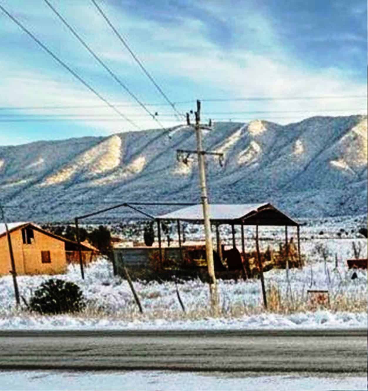 Escarcha en Arteaga: fen&oacute;meno com&uacute;n en invierno