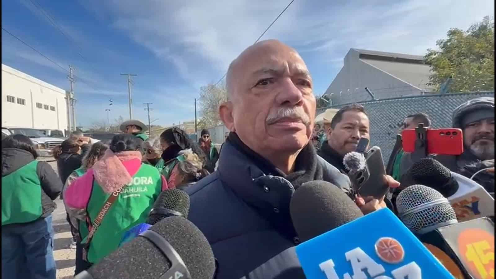 &Oacute;scar Pimentel Gonz&aacute;lez informa sobre nuevo centro para migrantes en Coahuila