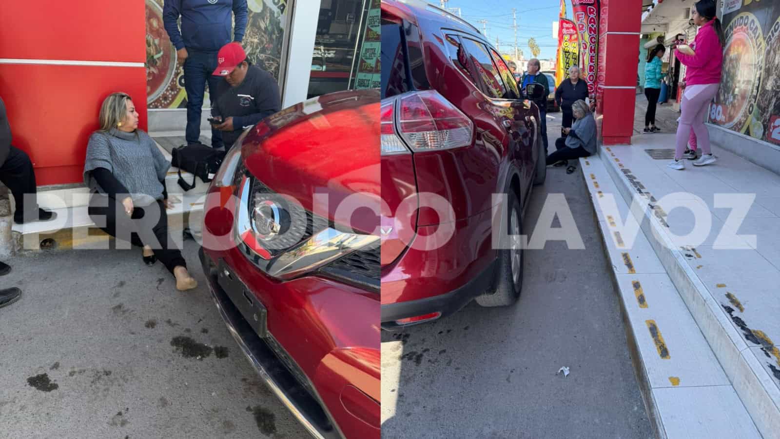 Le pasa camioneta por encima de un pie