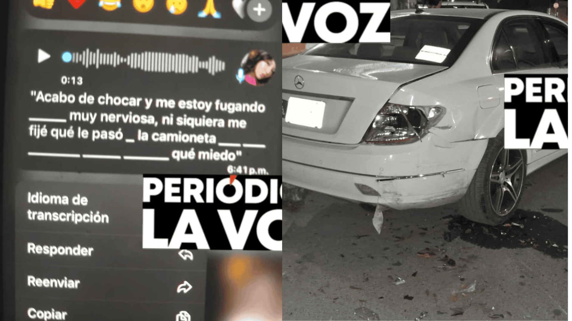 Huye tras choque; se delata en redes