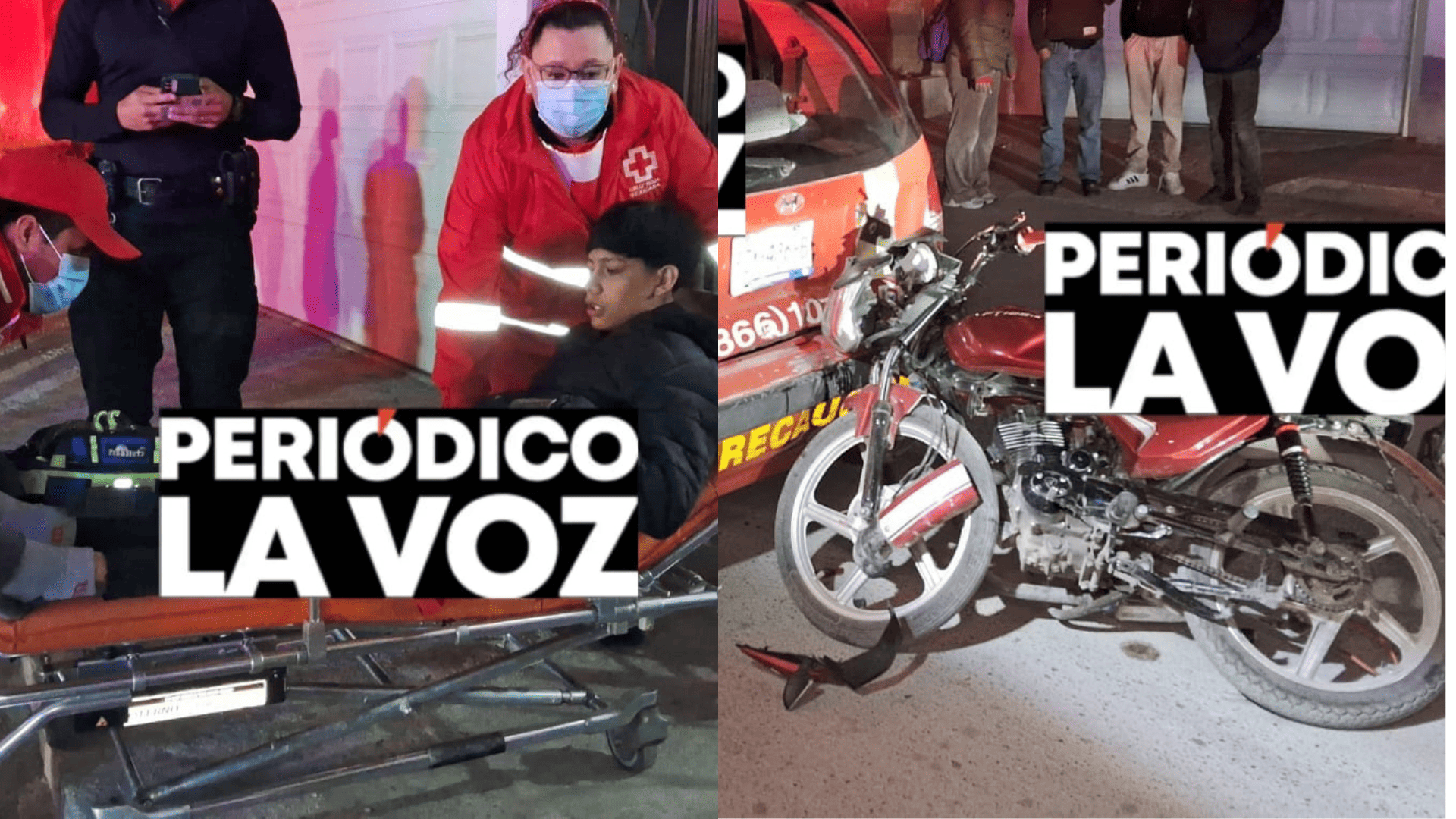 Cortes&iacute;a de motociclista   Clase de manejo termina en choque