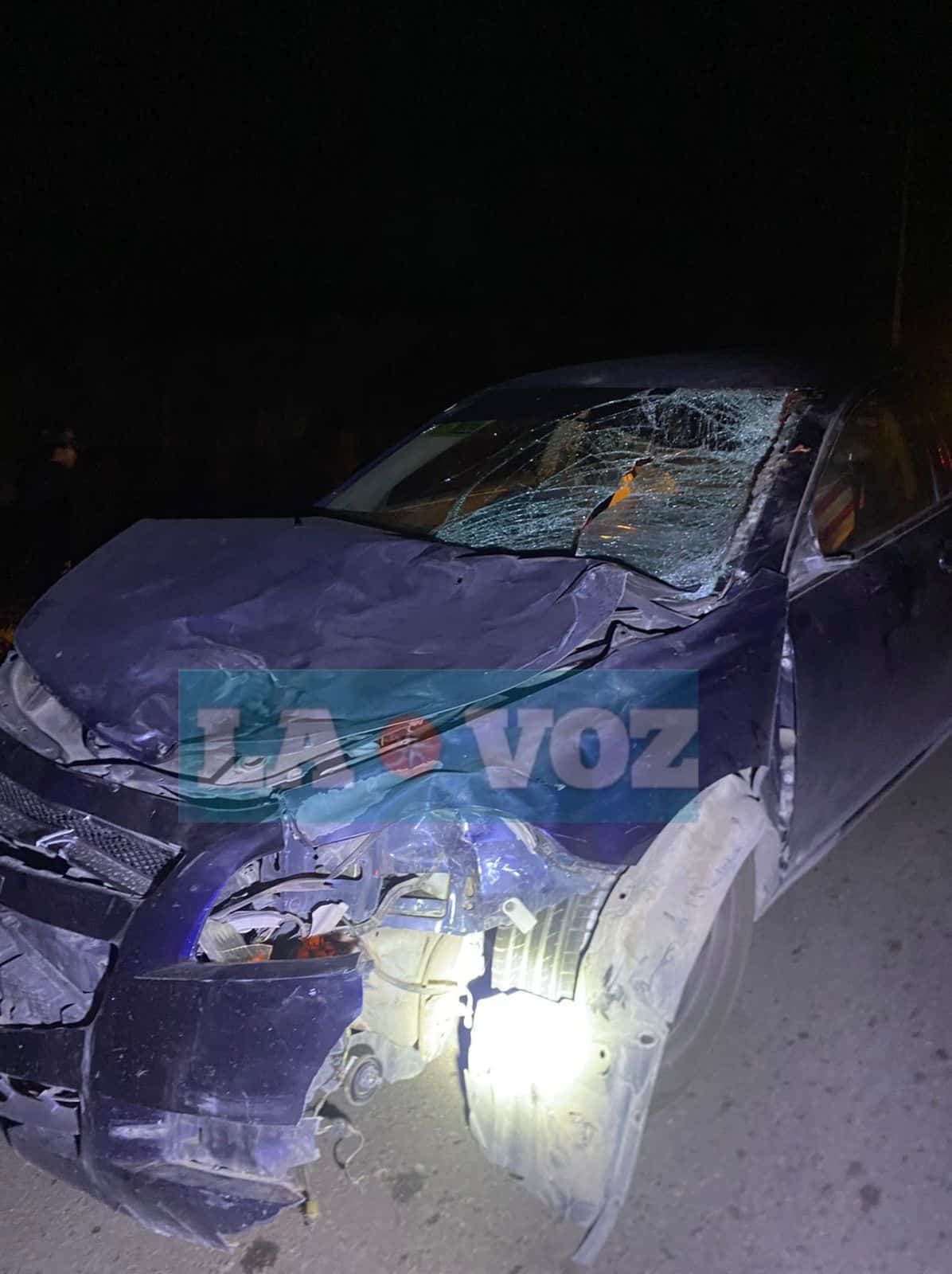 Minas de Barroter&aacute;n: accidente vehicular deja da&ntilde;os y un equino muerto