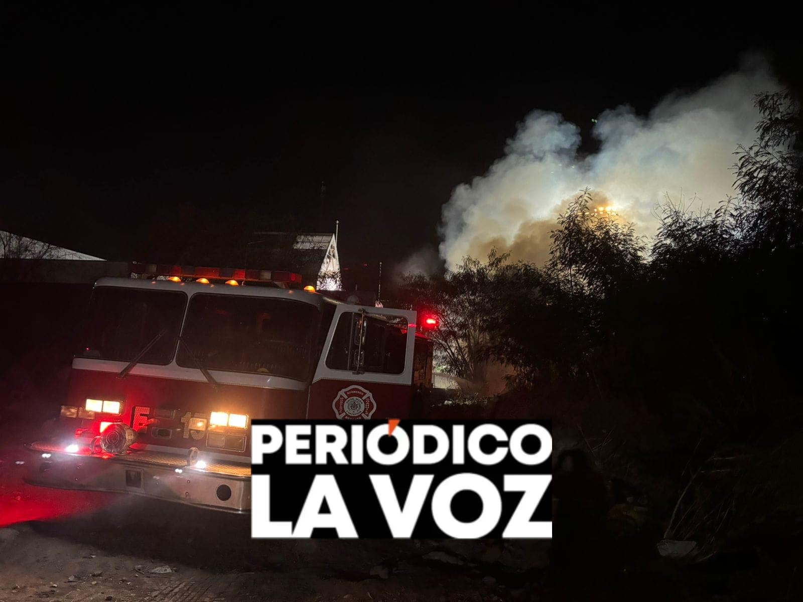 Quemazón de baldío moviliza a Bomberos