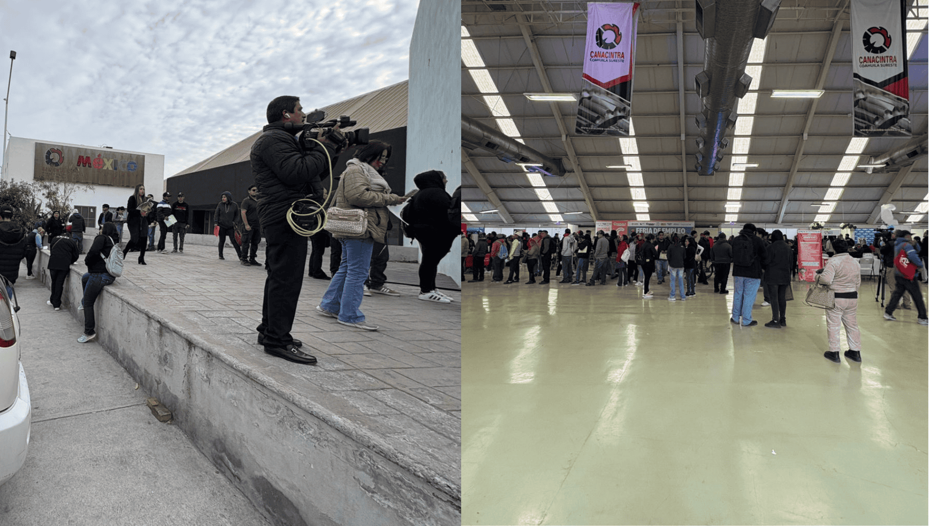 En Saltillo  Abarrotan  Feria del  Empleo