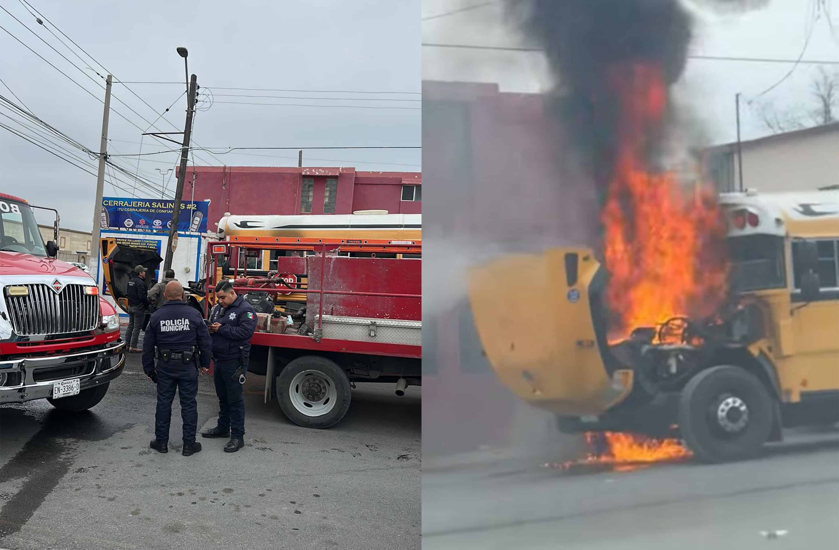 Evac&uacute;an a 16 trabajadores tras incendio de cami&oacute;n de transporte industrial