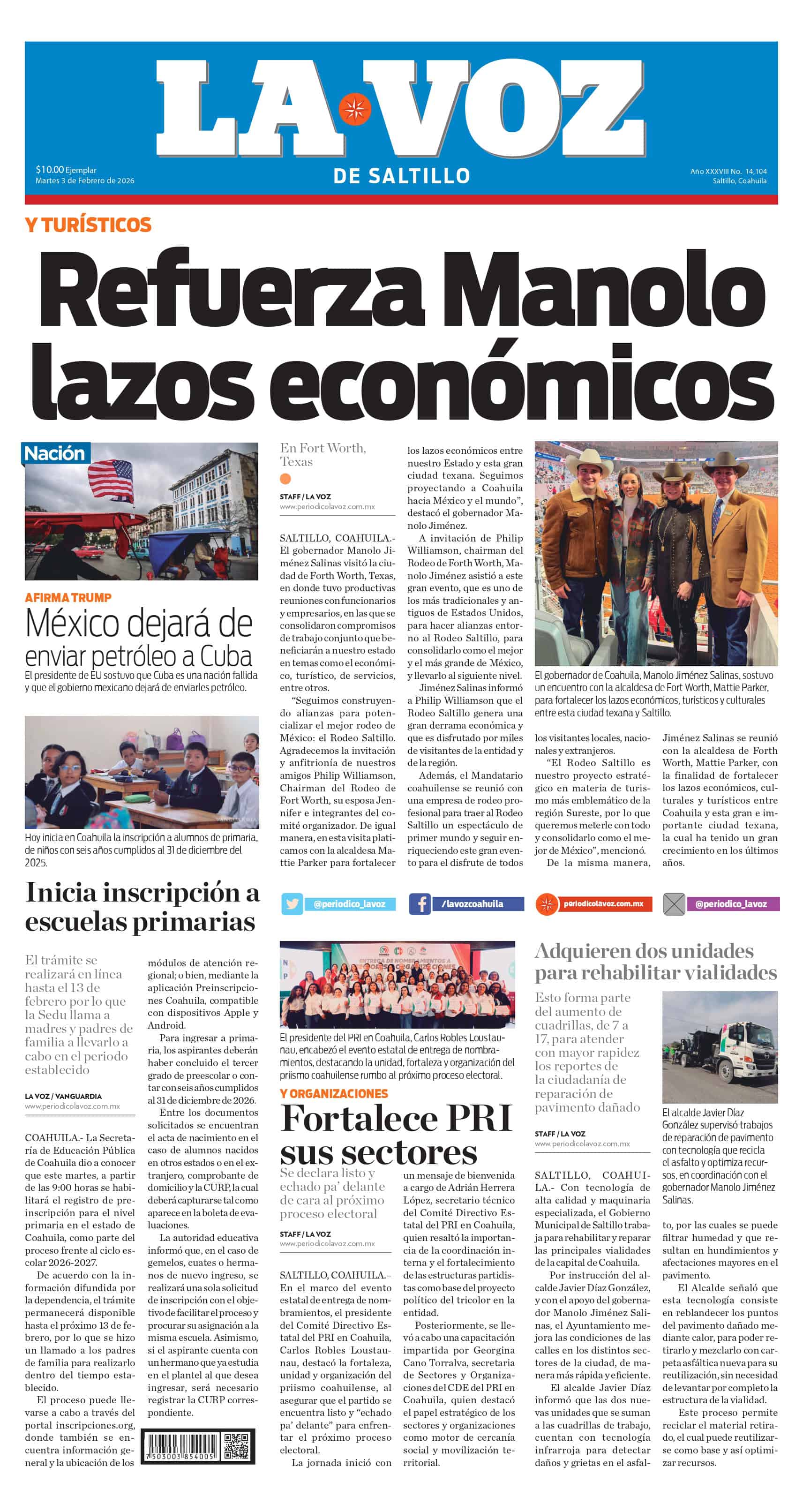 Portada Saltillo
