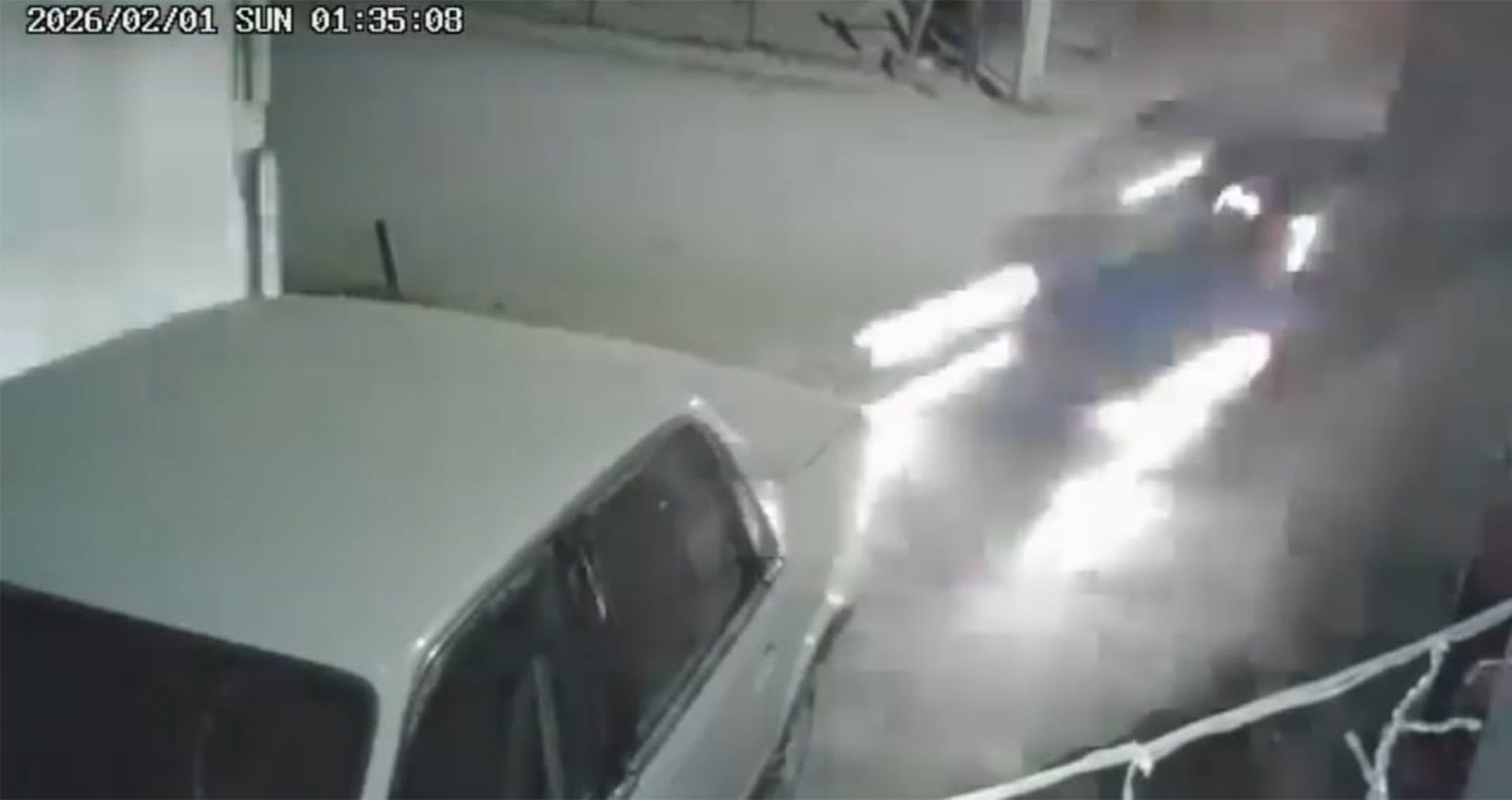 Captan en video accidente por exceso de velocidad en Zaragoza