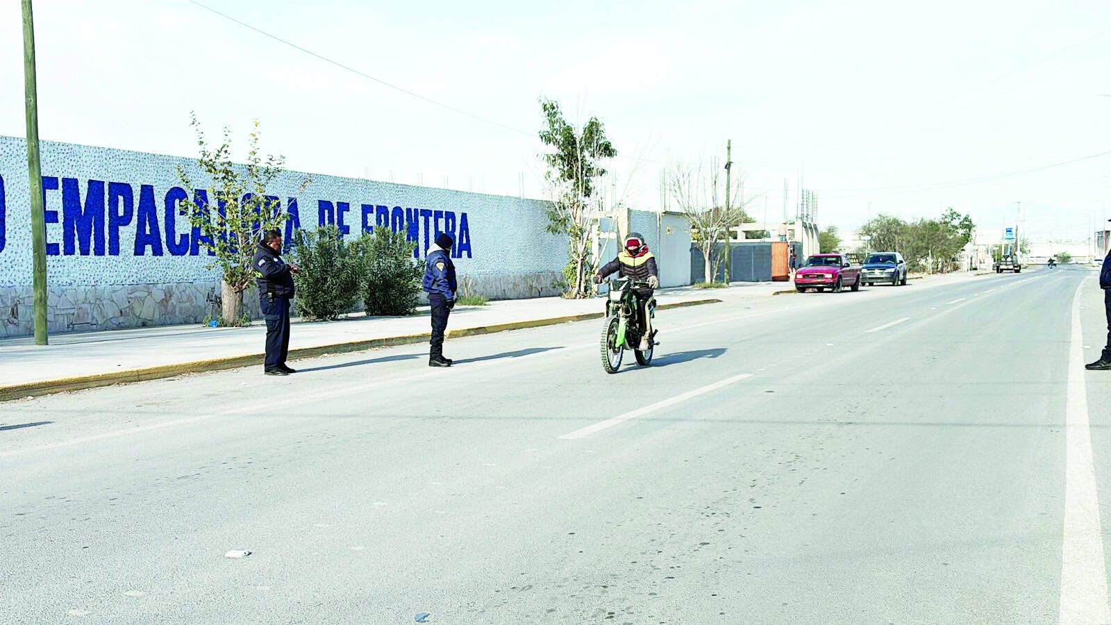 Operativo de control de velocidad en Frontera