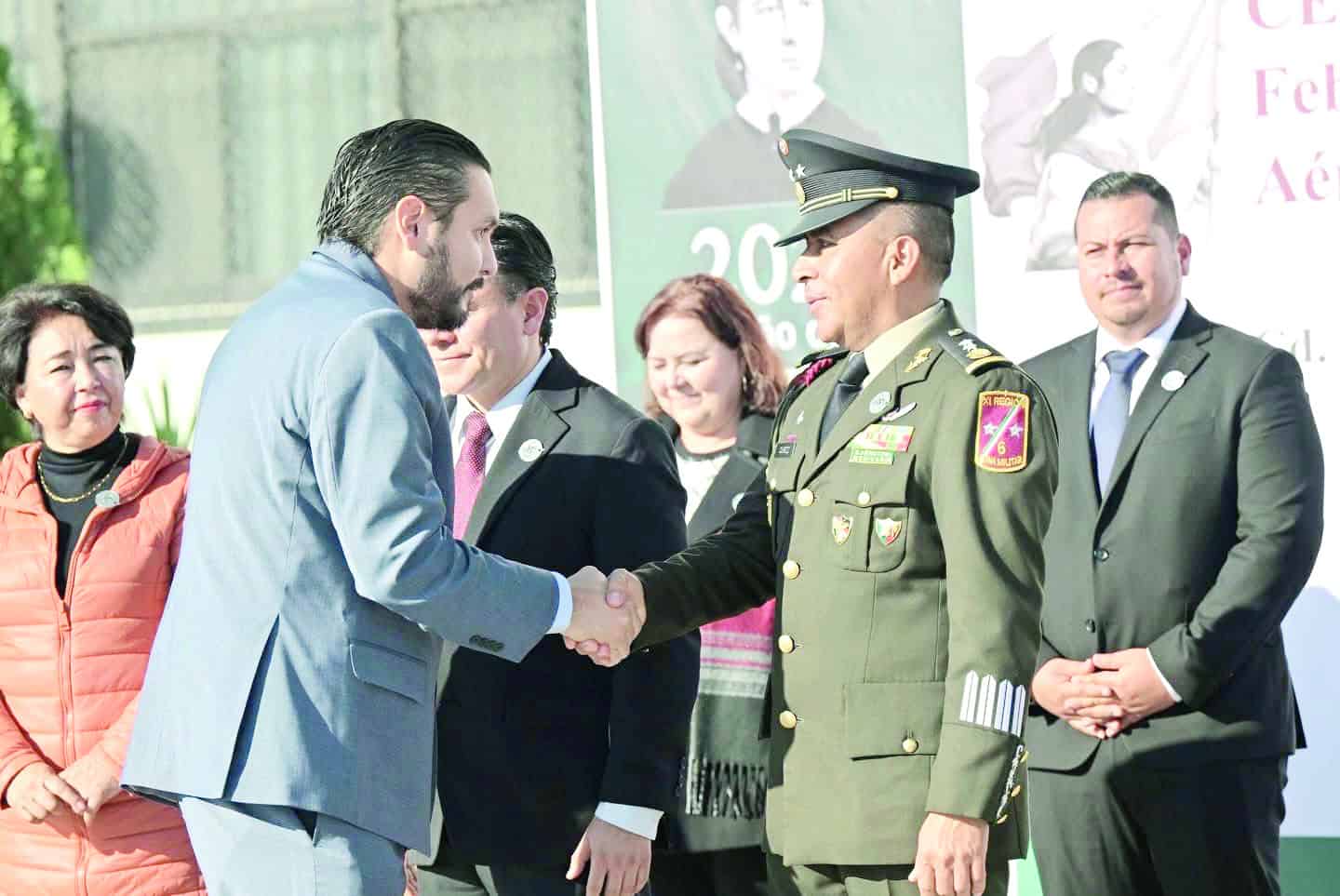Ceremonia c&iacute;vica del Ej&eacute;rcito Mexicano en Coahuila resalta su compromiso