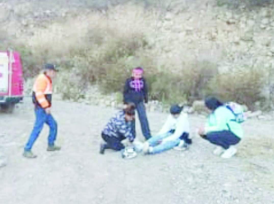 Joven cae en la Sierra Santa Rosa durante senderismo en Melchor M&uacute;zquiz