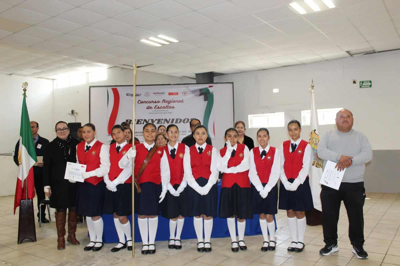 Morelos destaca en Concurso Regional de Escoltas de Secundaria