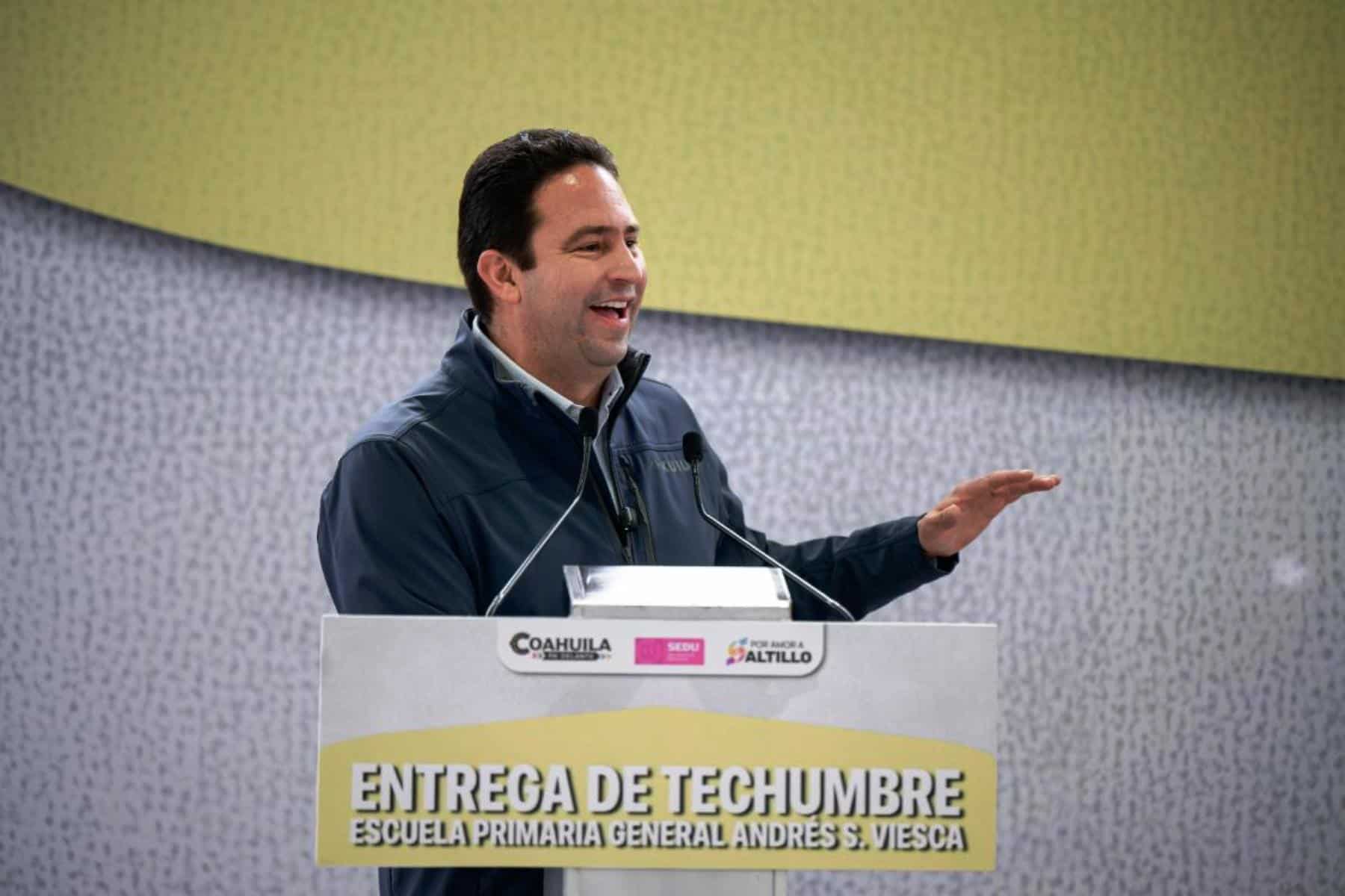 Entregada techumbre en la Escuela Primaria Andr&eacute;s S. Viesca de Saltillo