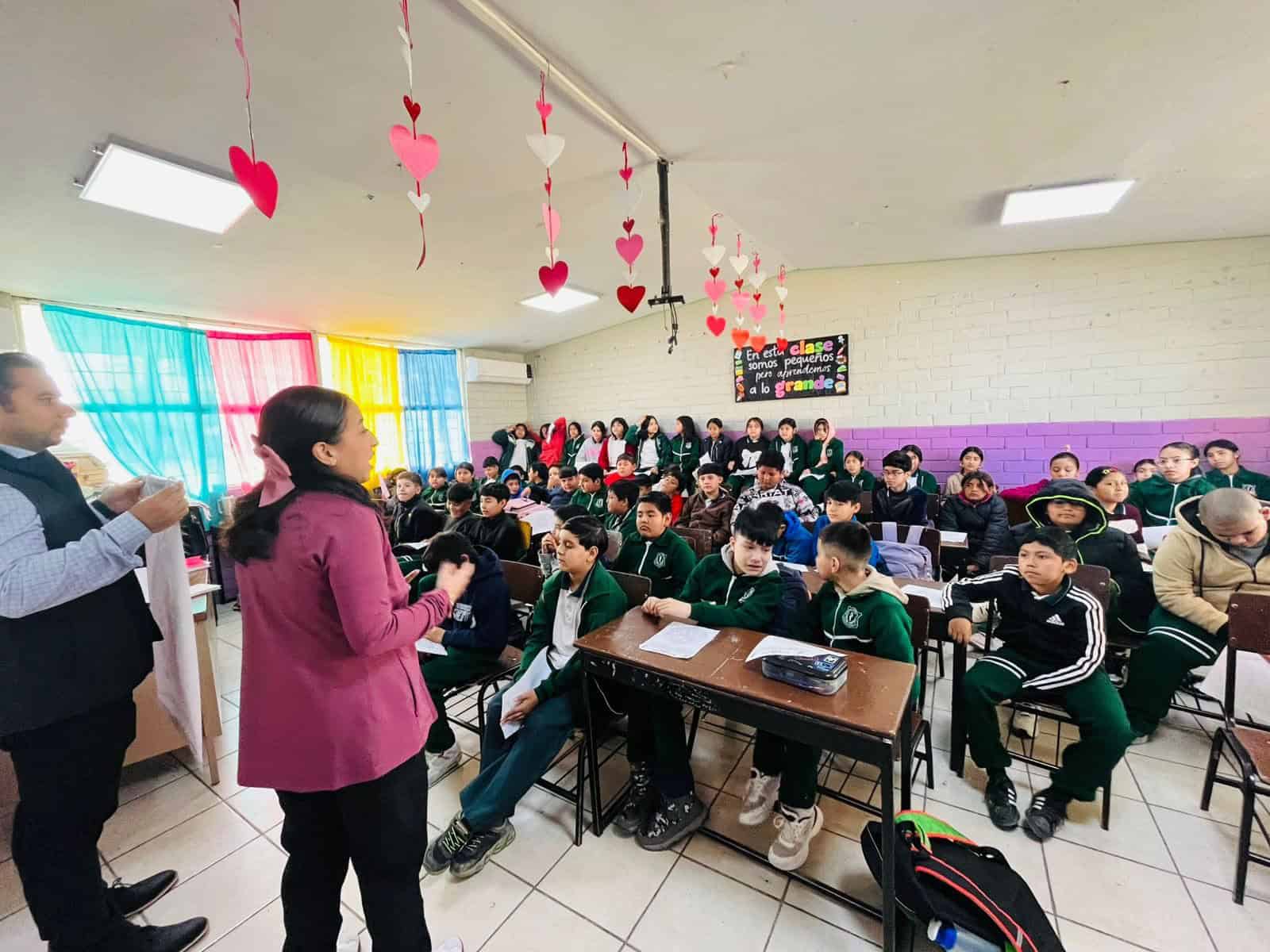 Promueven prevenci&oacute;n del sarampi&oacute;n y la varicela en primaria de Nava