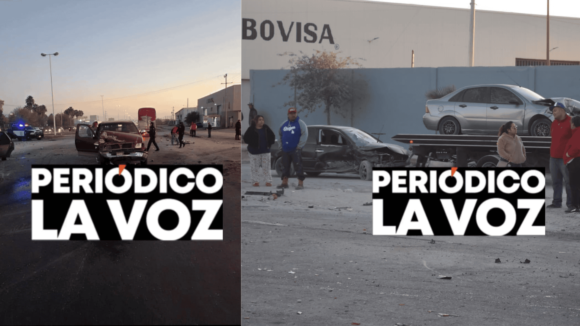 Tres lesionados  Causa embarazada  carambola en el Salinas