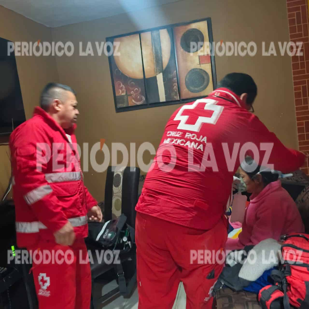 Mujer sufre crisis respiratoria en Monclova