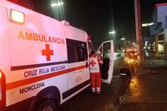Motociclista lesionado tras ser embestido por automóvil en Monclova