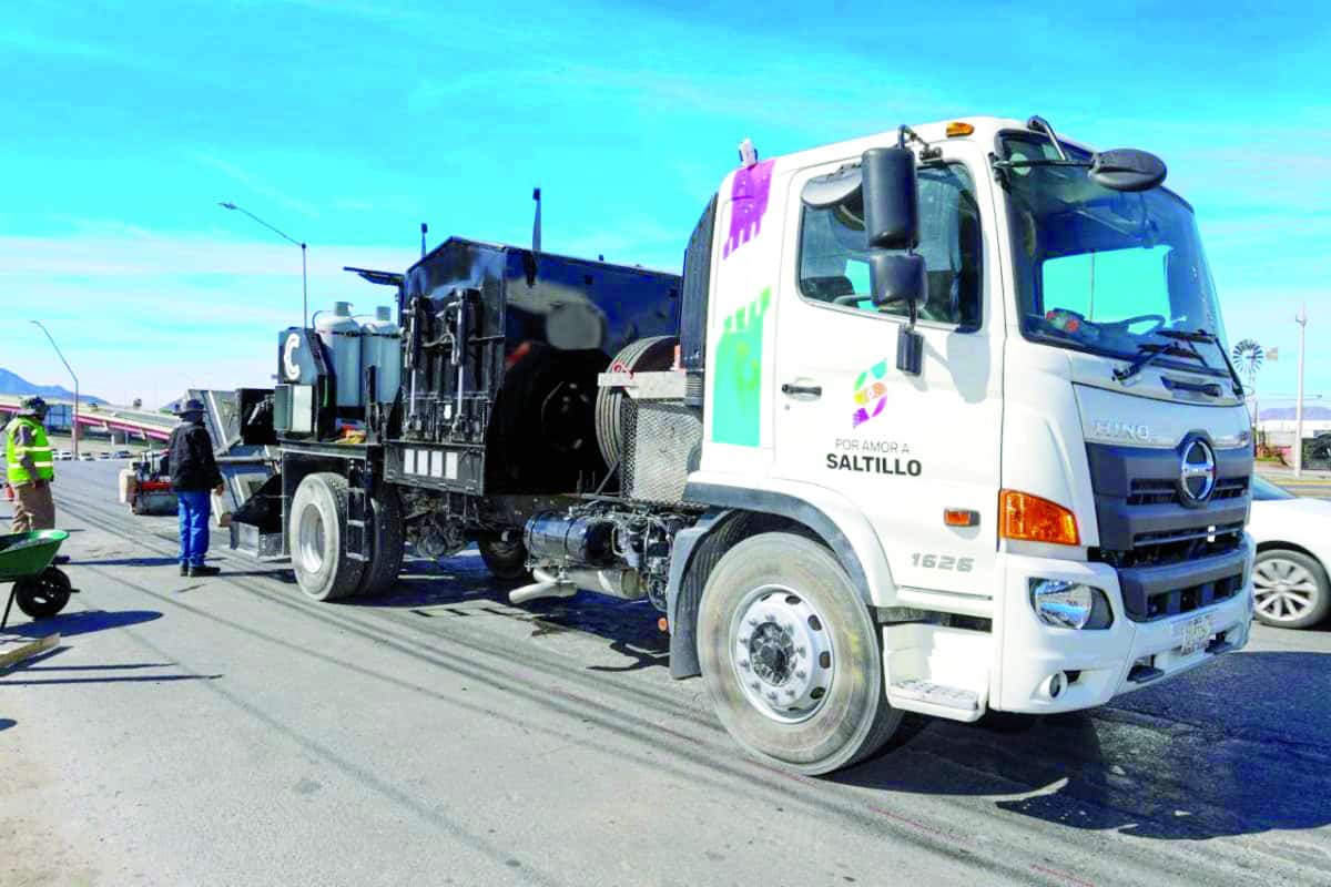 Avanza la rehabilitaci&oacute;n de pavimento en Saltillo