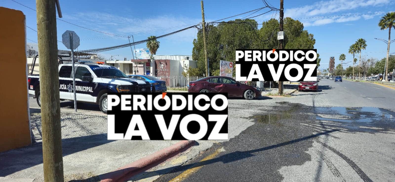 Accidente en Monclova; conductores chocan en el bulevar Madero