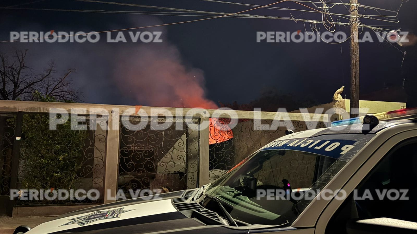 Incendio consume cuarto improvisado en Monclova