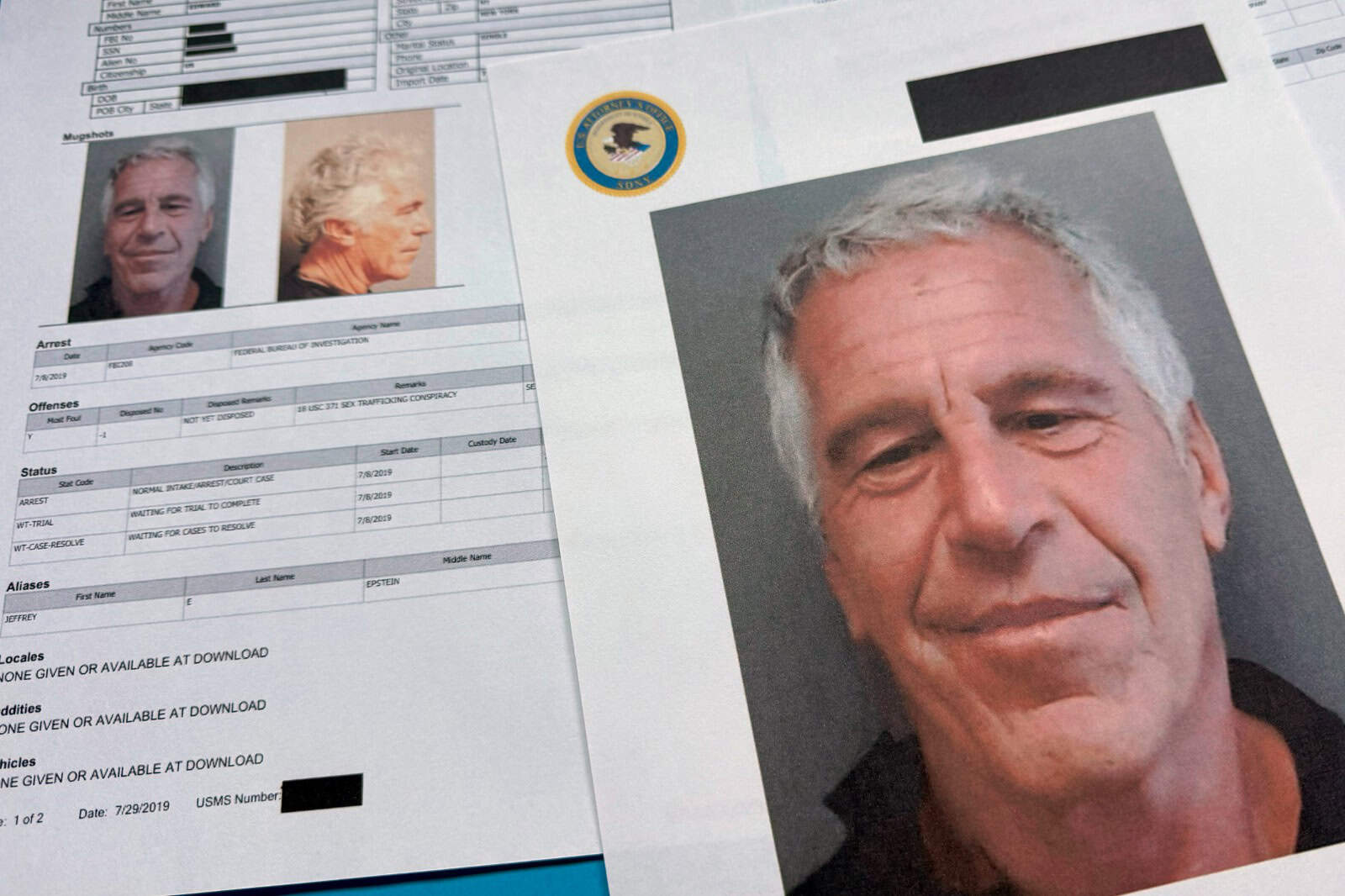 FBI cierra investigaci&oacute;n sobre Jeffrey Epstein en Nueva York: no hay red de tr&aacute;fico sexual