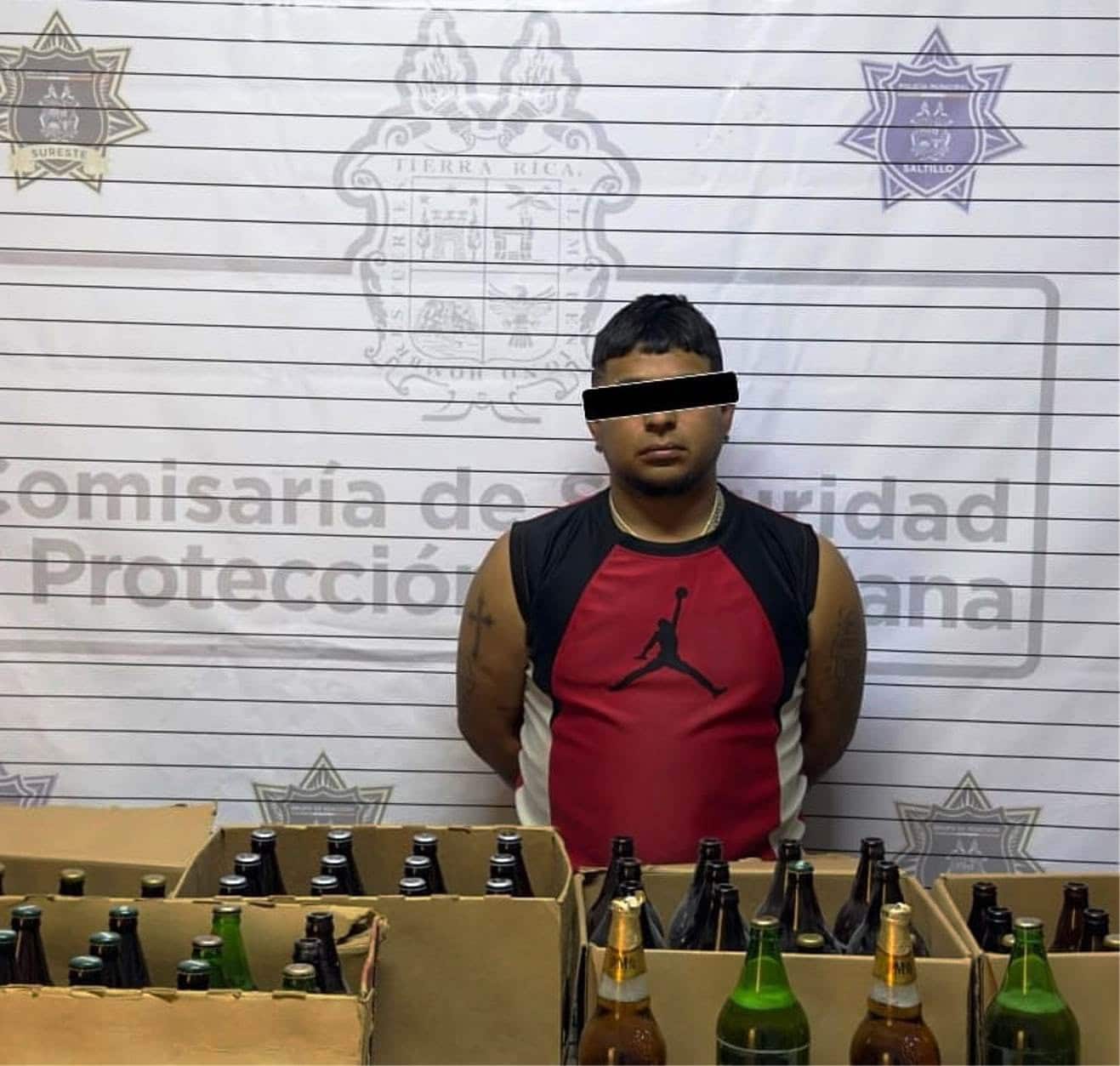 Detenido en Saltillo hombre por venta ilegal de cerveza