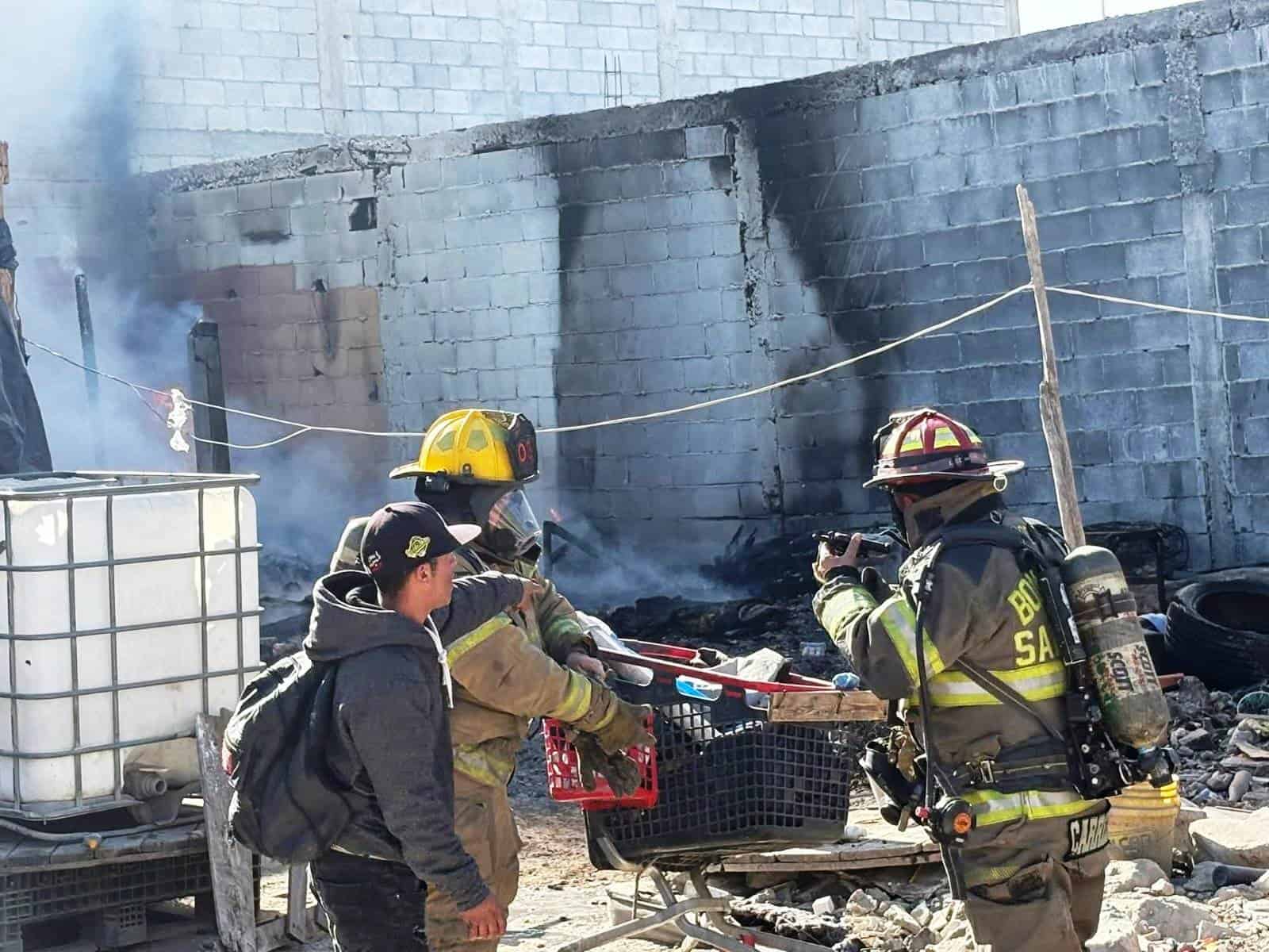 Tejaban se incendia en Saltillo: no hay heridos