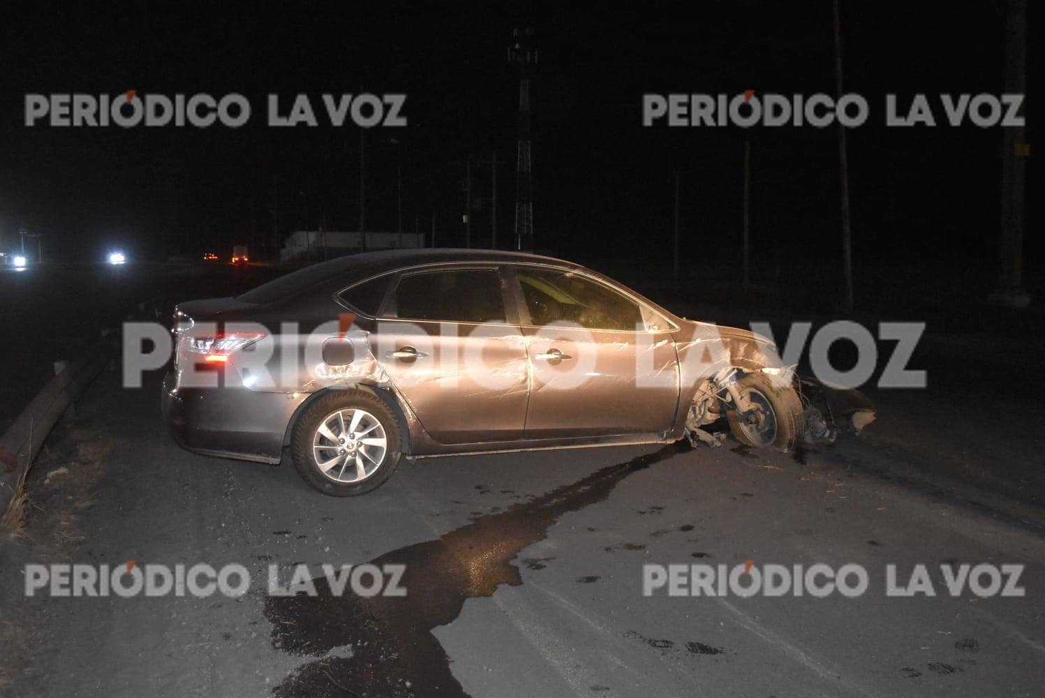 Accidente vial en Frontera: joven conductor sufre choque