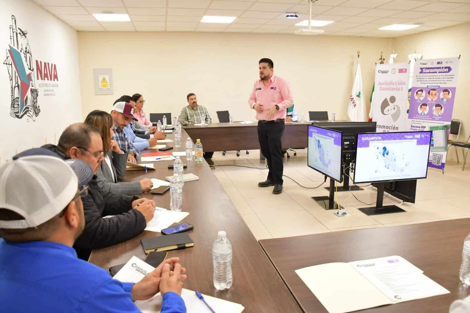 Refuerzan en Nava acciones contra dengue y sarampi&oacute;n