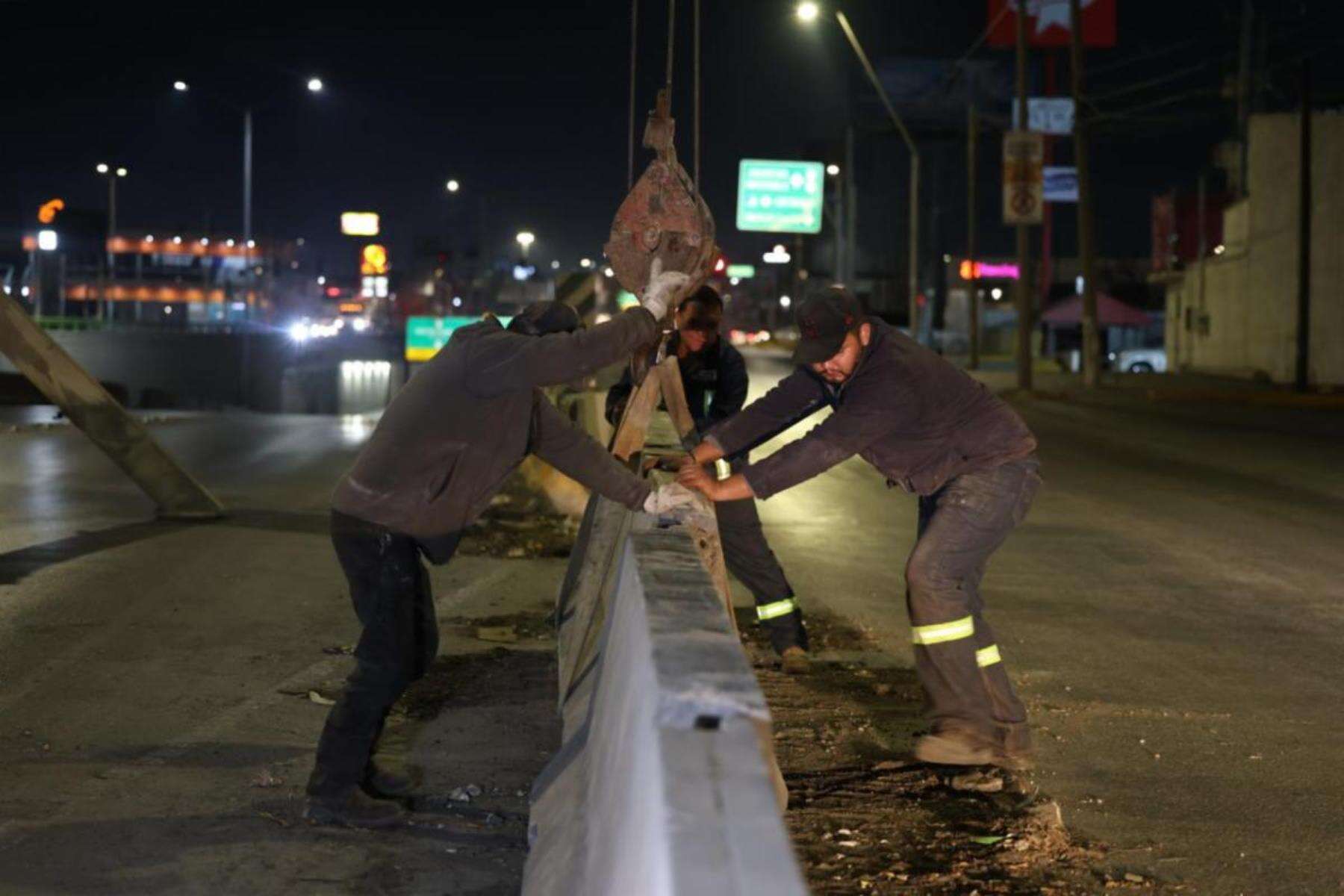 Acciones de seguridad vial en Saltillo: reordenamiento y nuevas piezas de concreto