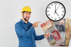 ¿Te quedaste más tiempo en el trabajo? Así se pagan las horas extra