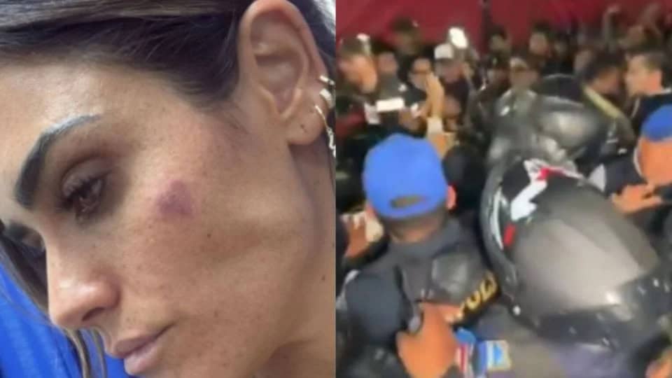 Alessandra Rojo, denuncia agresi&oacute;n de comerciantes en San Cosme