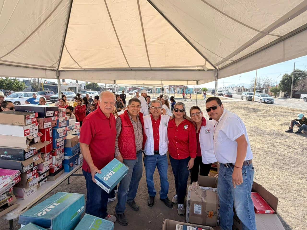 PRI realiza brigada comunitaria en Las Misiones, en M&uacute;zquiz