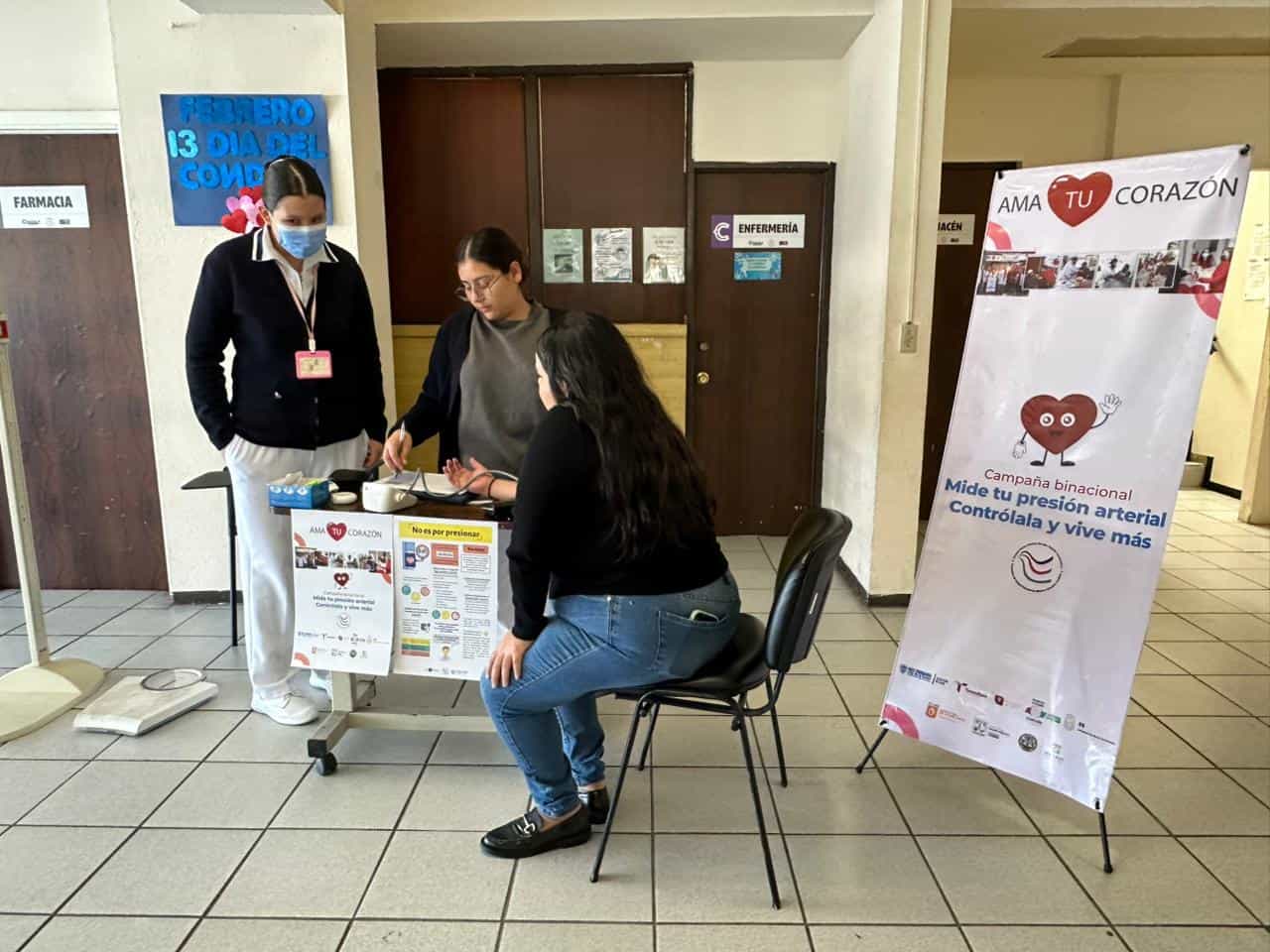 Arranca campa&ntilde;a binacional "Ama tu Coraz&oacute;n" para detectar hipertensi&oacute;n en Piedras Negras