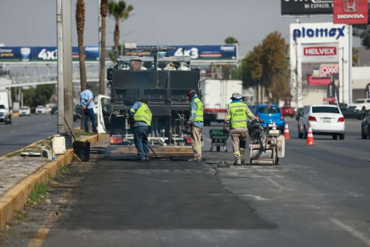 Rehabilitación de pavimento en Saltillo: acciones del alcalde Javier Díaz