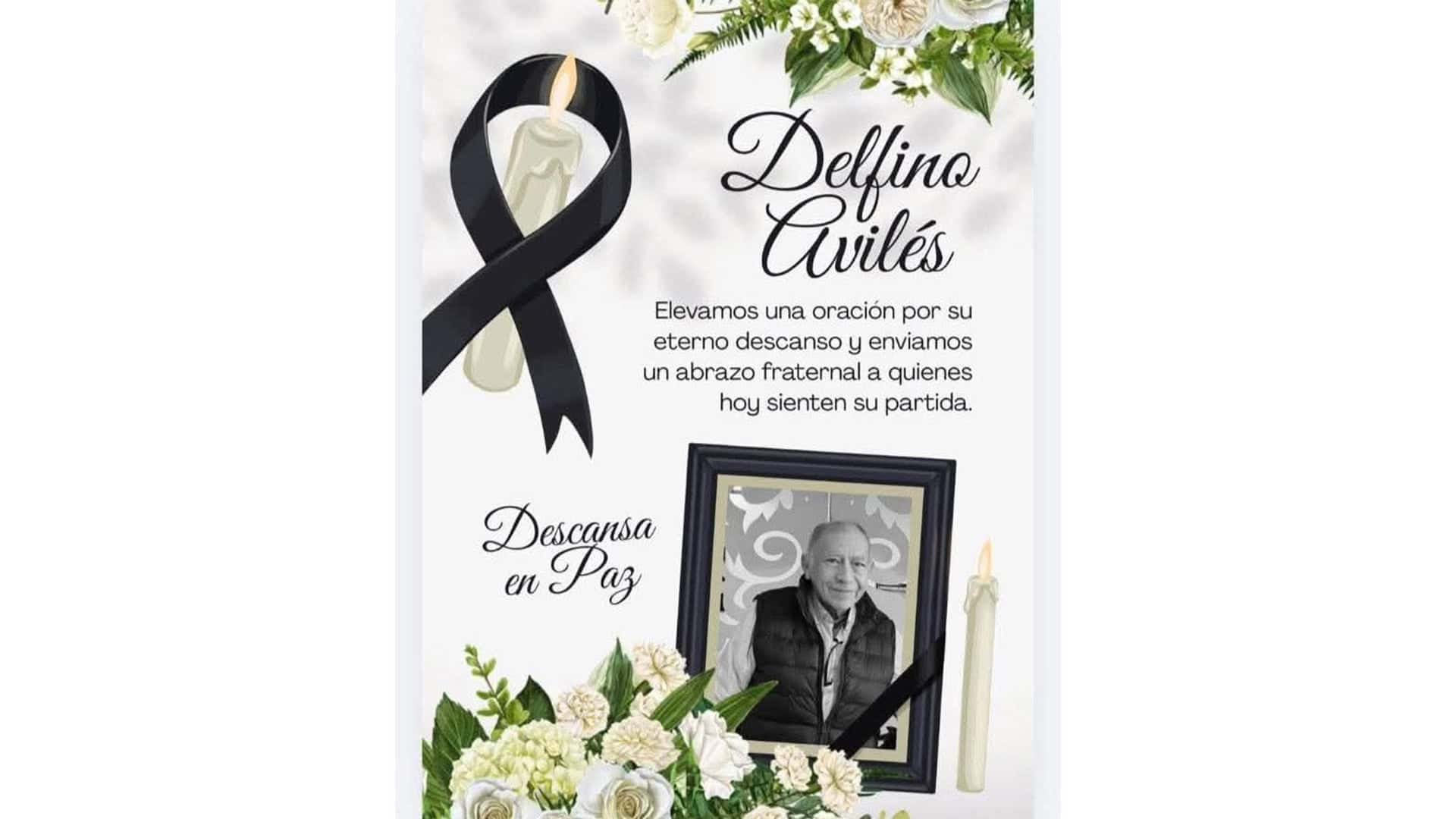 La comunidad de M&uacute;zquiz despide al profesor Delfino Avil&eacute;s